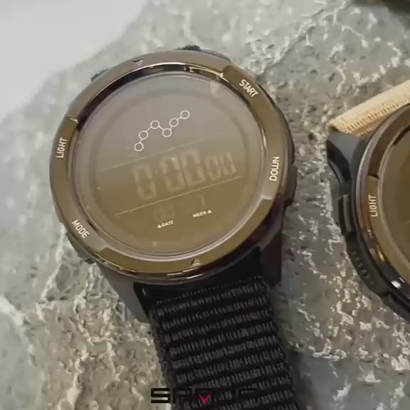 Montre de Sport Digitale SAMDA – Étanche 5 ATM avec Double Fuseau Horaire